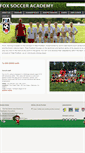 Mobile Screenshot of foxsocceracademy.com